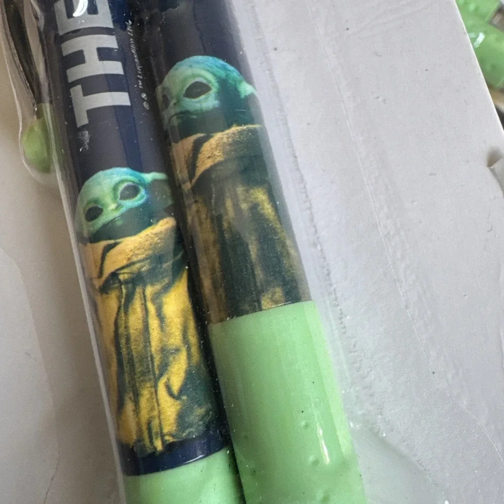 Lot Of 2 STAR WARS MANDALORIAN GEL PENS 2 Pack BLACK INK NEW 0.7 mm